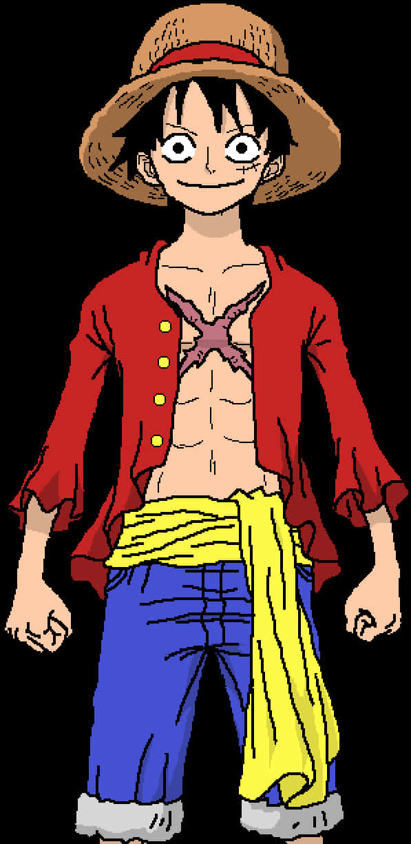 Monkey D Luffy One Piece Character PNG