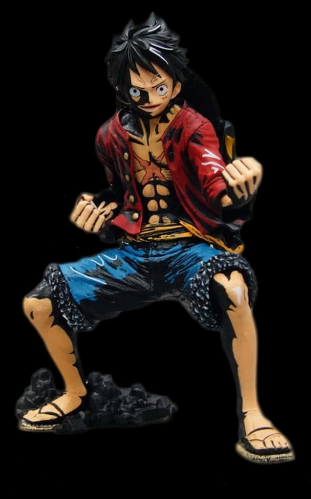 Monkey D Luffy One Piece Figure PNG