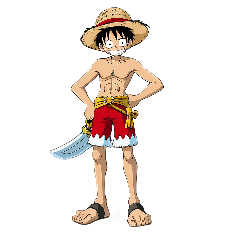 Monkey D. Luffy Pirate Outfit Png Qqv PNG