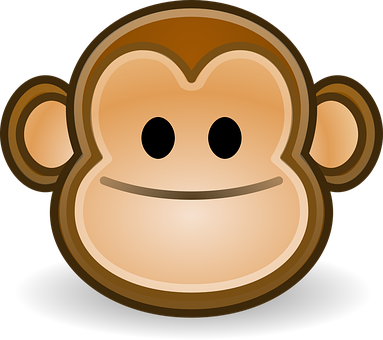 Monkey_ Emoji_ Graphic PNG