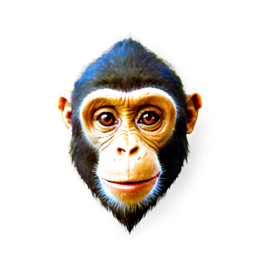 Monkey Face D PNG