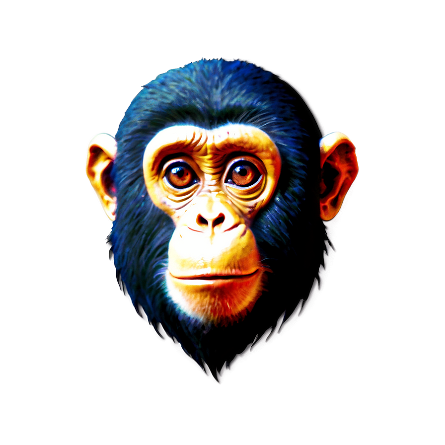 Monkey Face In Jungle Scene Png 77 PNG