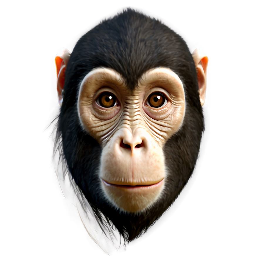 Monkey Face Mask Design Png Qxr PNG