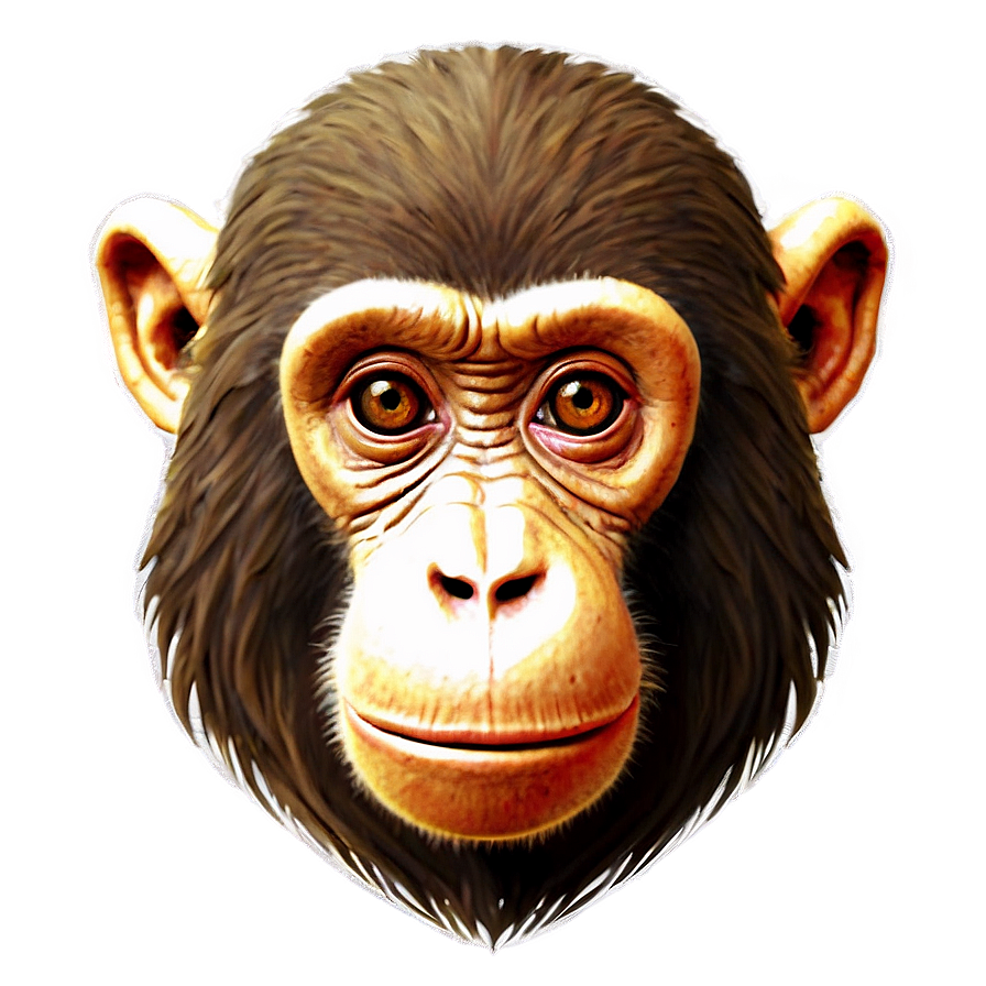 Monkey Face Profile View Png 06272024 PNG