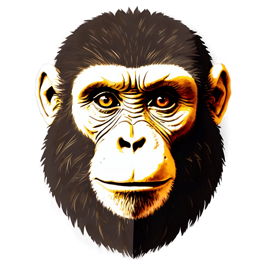 Monkey Face Silhouette Png 99 PNG