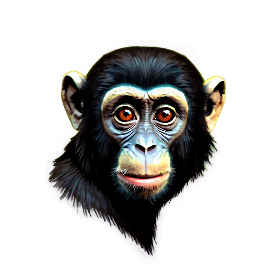 Monkey Illustration Png 05042024 PNG