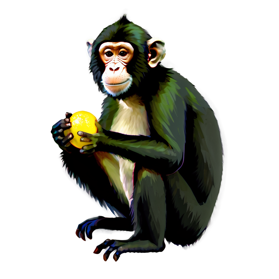 Monkey Illustration Png 43 PNG