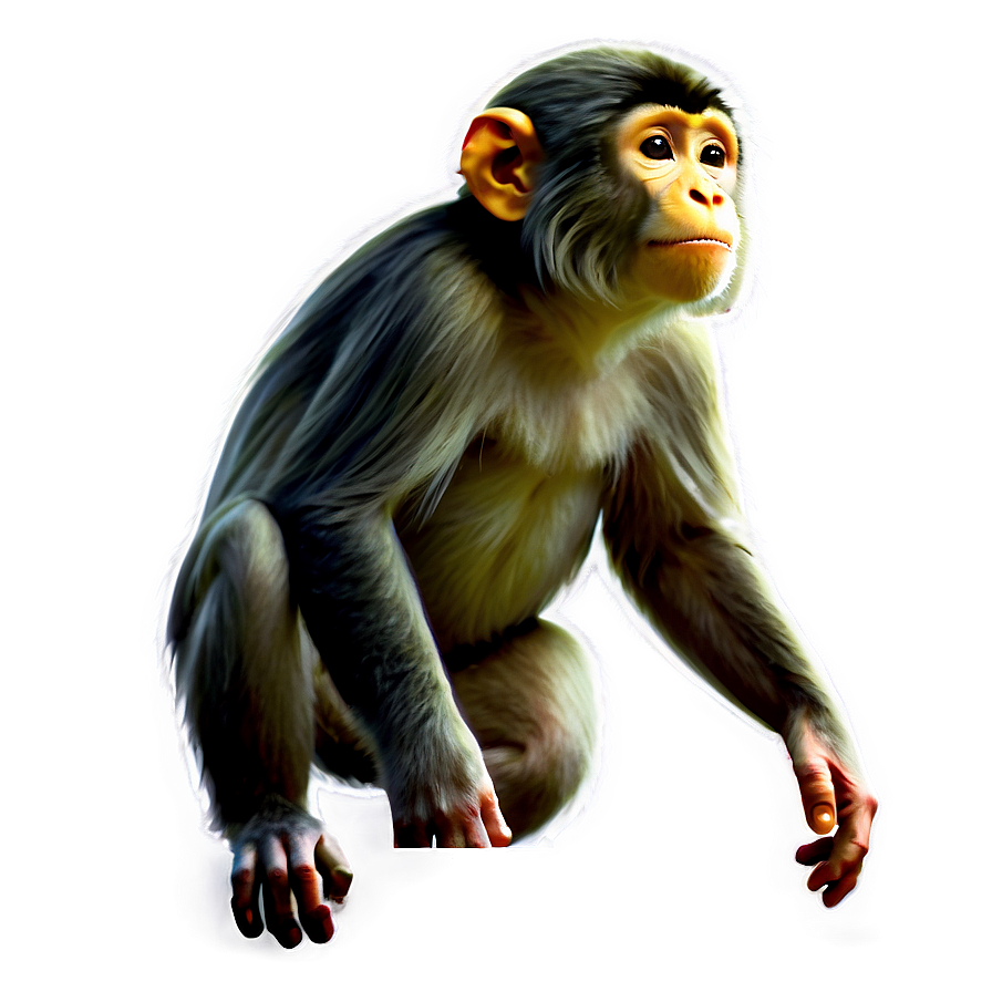 Monkey Illustration Png Rhj87 PNG