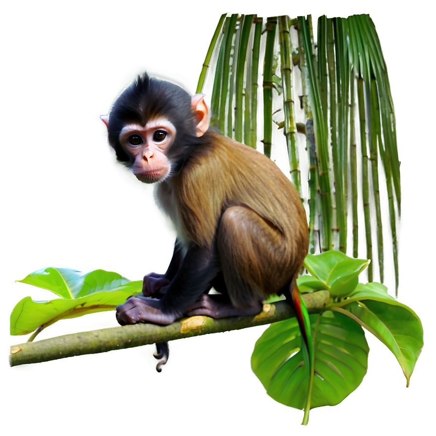 Monkey In Jungle Png 9 PNG