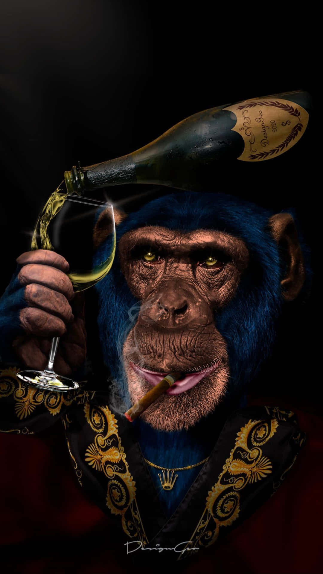 Pick Up Your Next Phone Upgrade - The Monkey iPhone Wallpaper