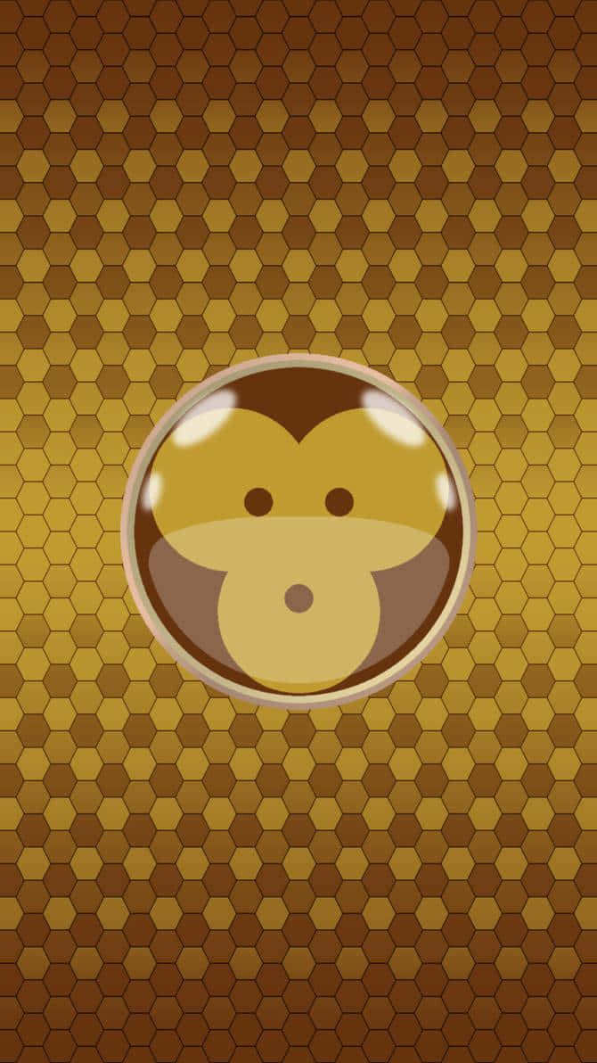 Nyd film på farten med Monkeys Iphone tapet. Wallpaper