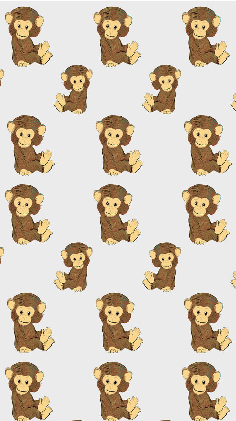 Ladeheute Dieses Coole Affen- Iphone-hintergrundbild Herunter. Wallpaper