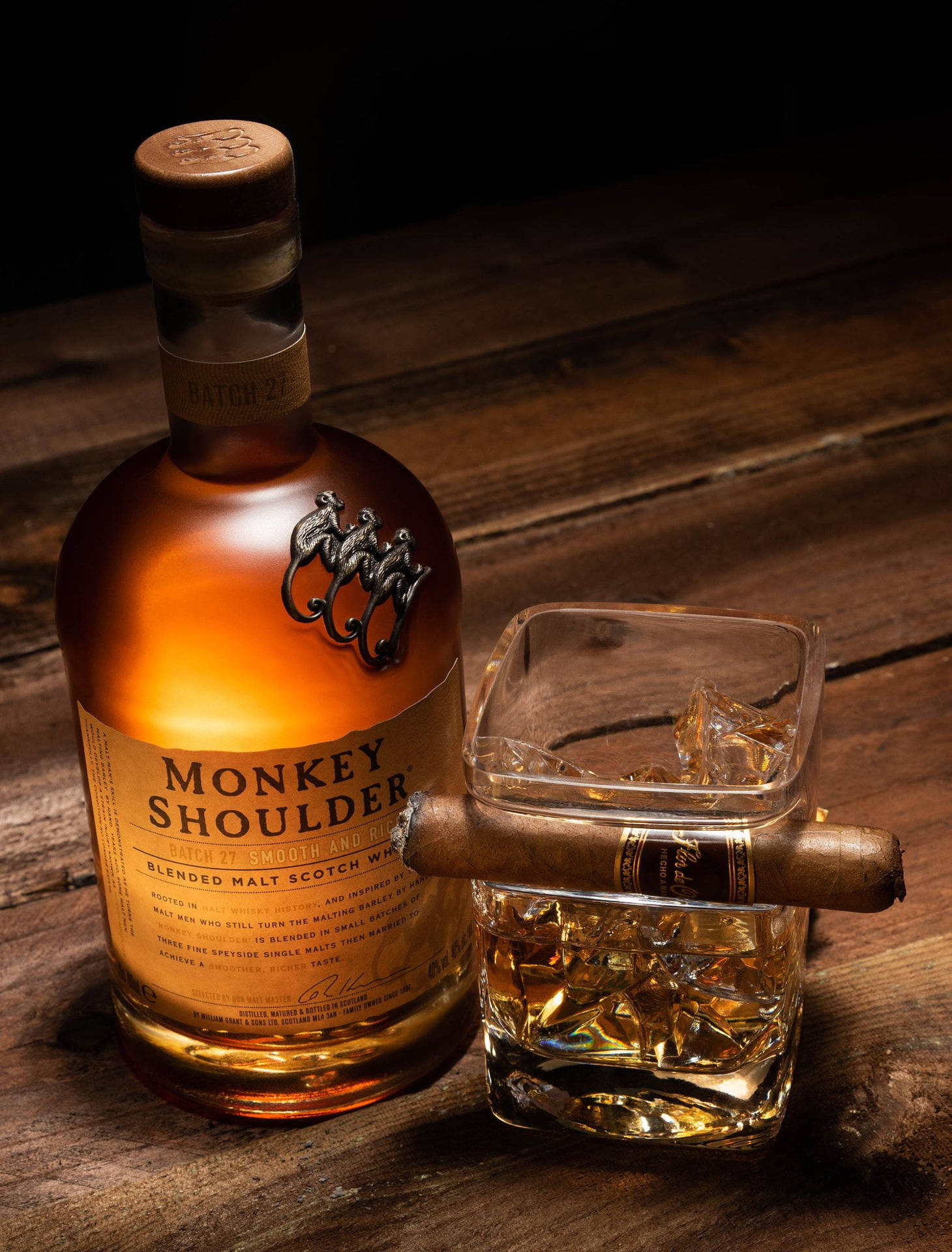 Monkey Shoulder And A Cigar Picture