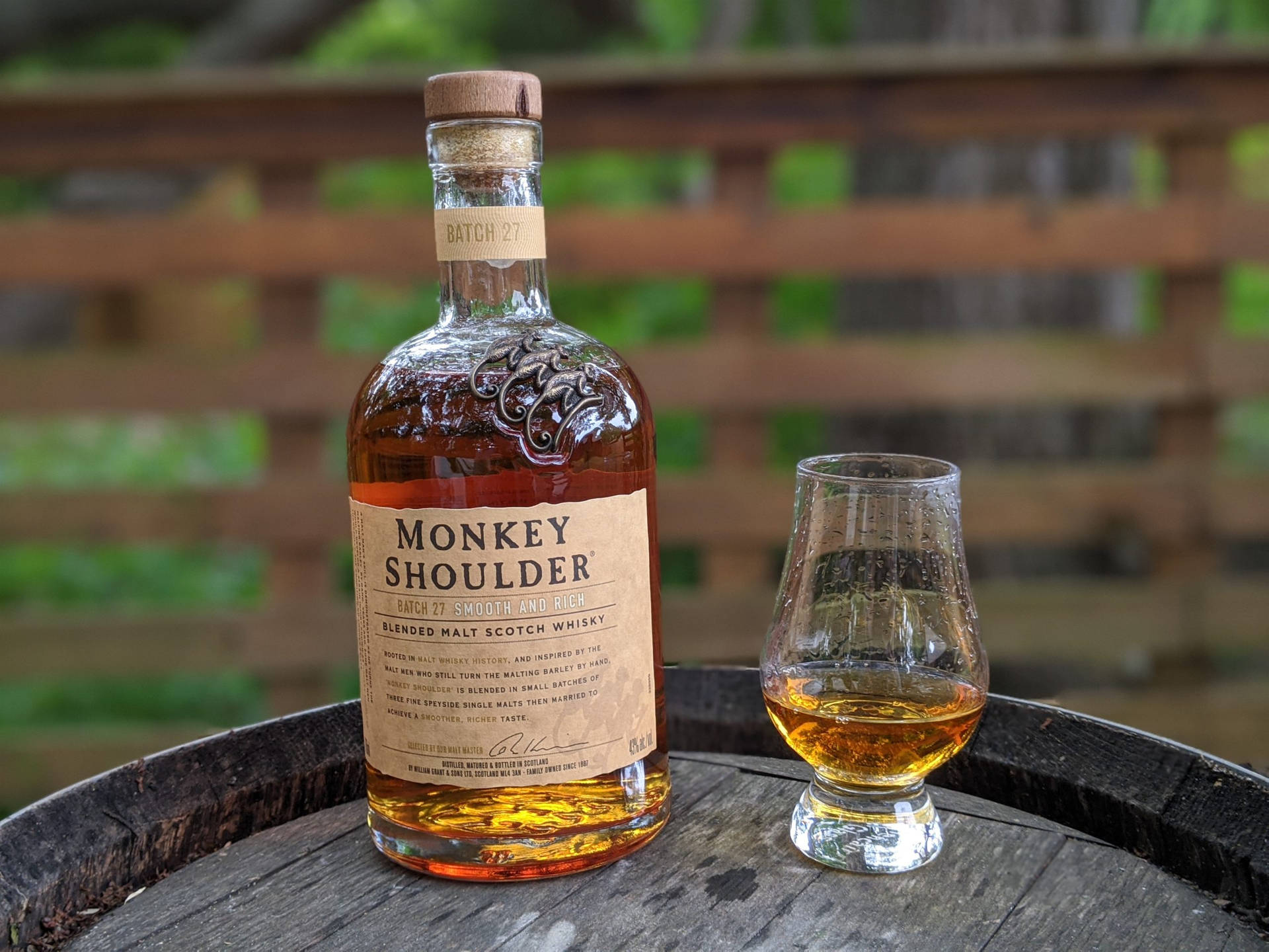 Monkey Shoulder Batch 27 In The Outdoors Picture