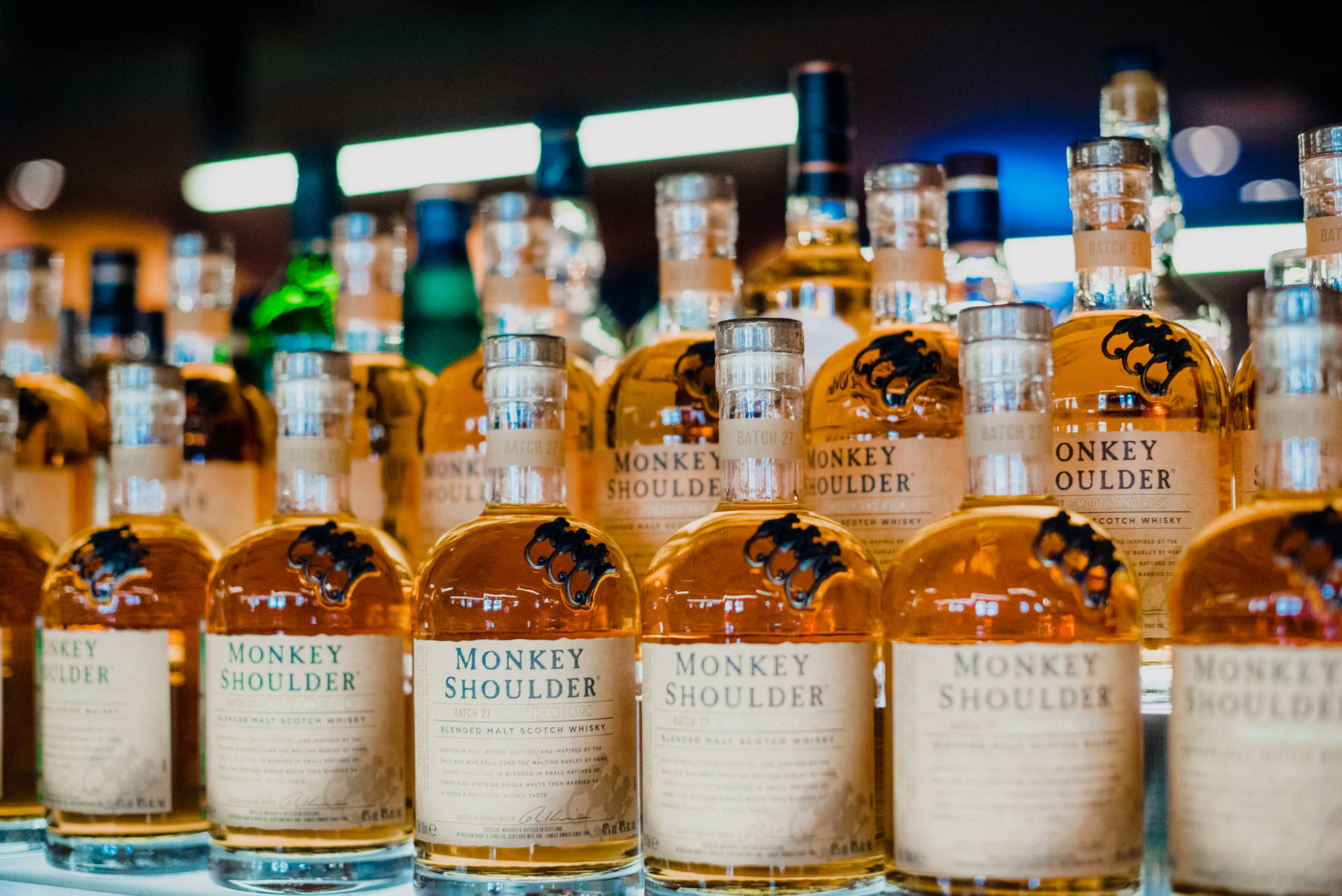 Monkey Shoulder Drink In Rows Picture