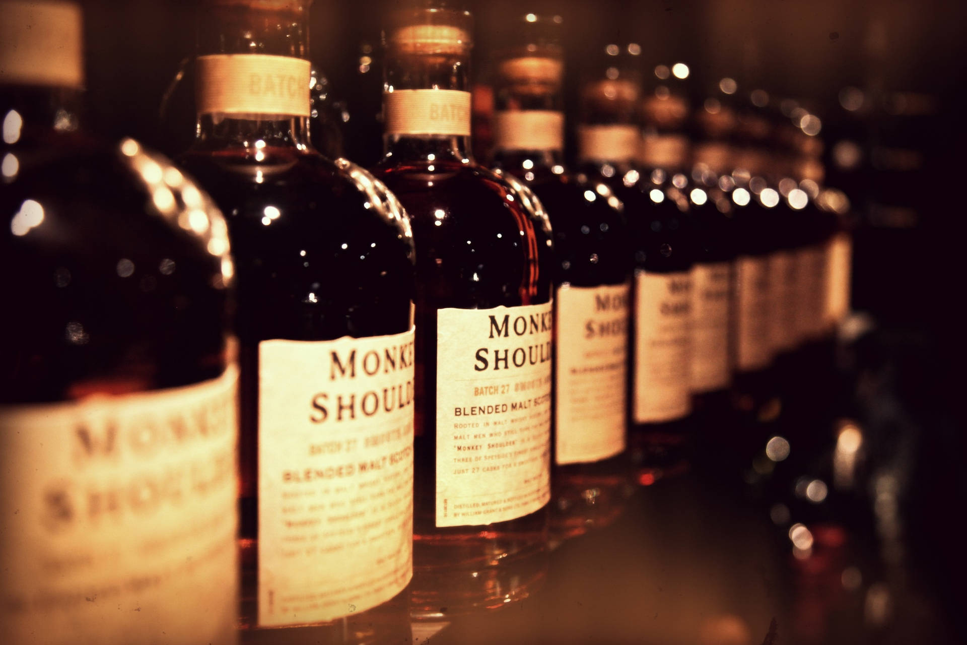 Monkey Shoulder Scotch Whisky In One Line Picture