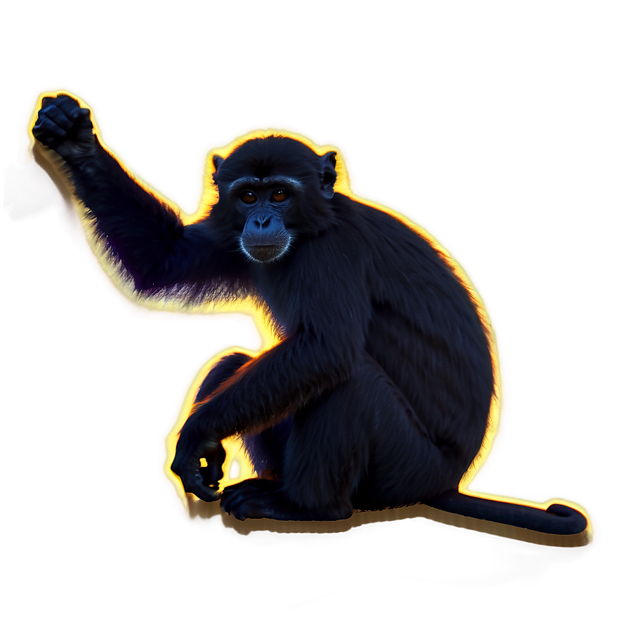 Monkey Silhouette Png 05042024 PNG