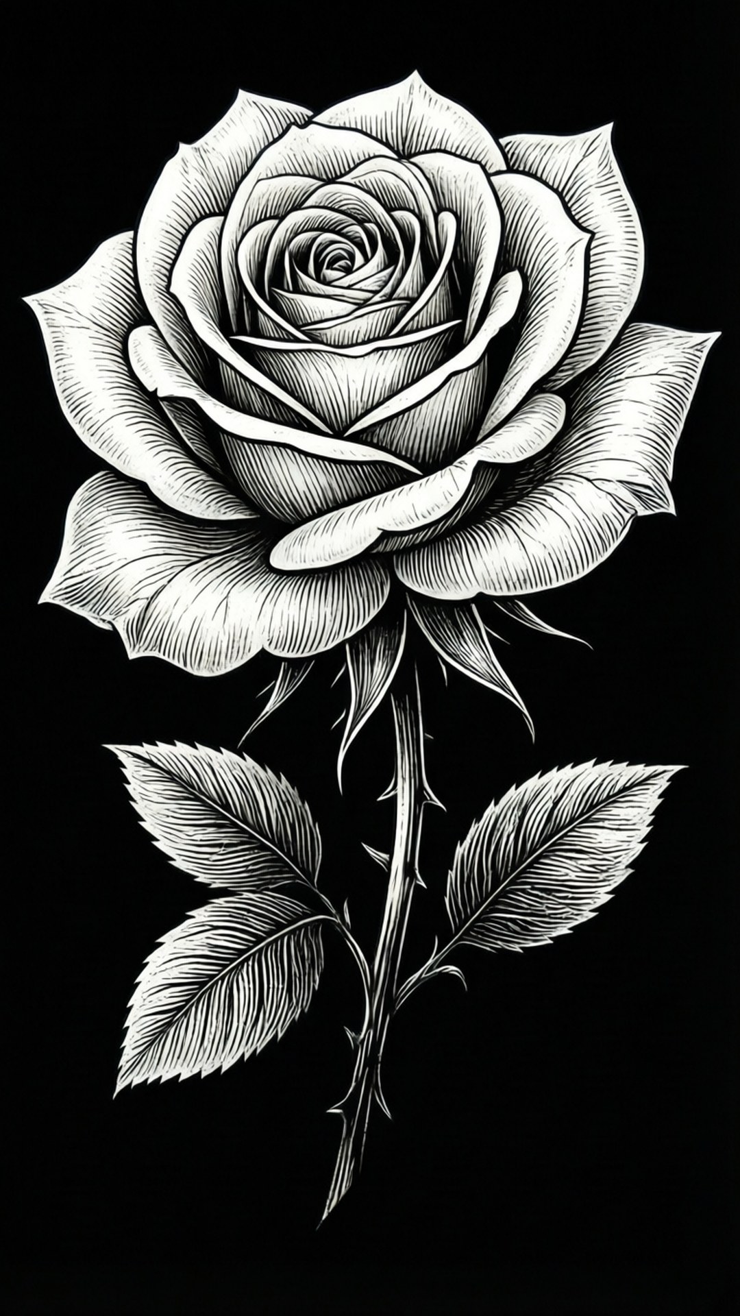Mono Rose Vector Sfondi