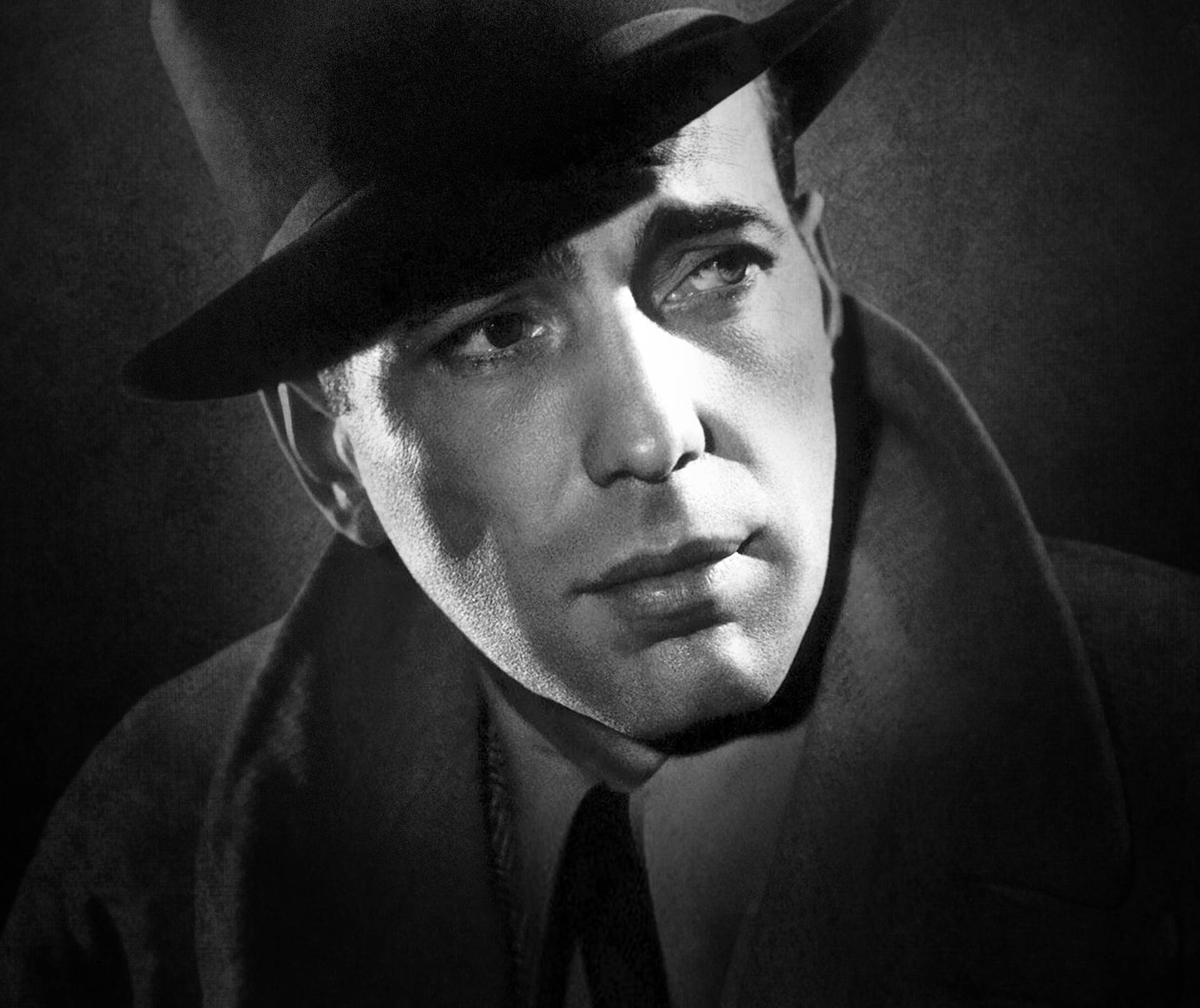 Monochrome Casablanca Rick Blaine Wallpaper