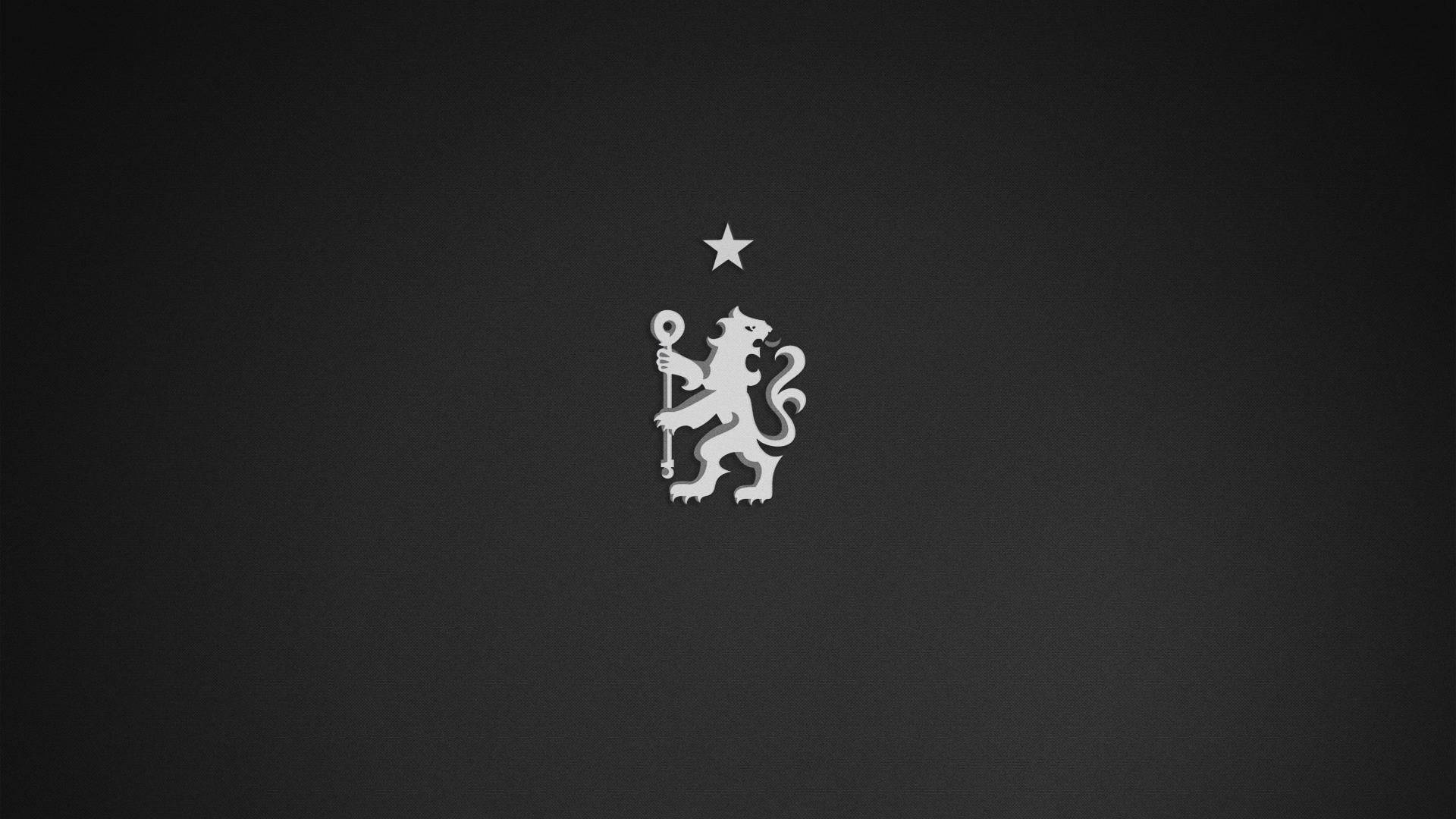 Monochrome Chelsea Fc Logo Wallpaper