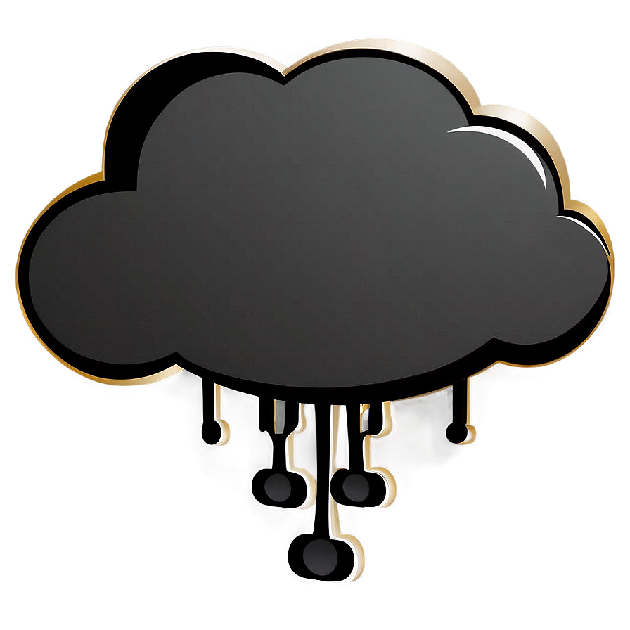 Monochrome Cloud Vector Png Rjr PNG