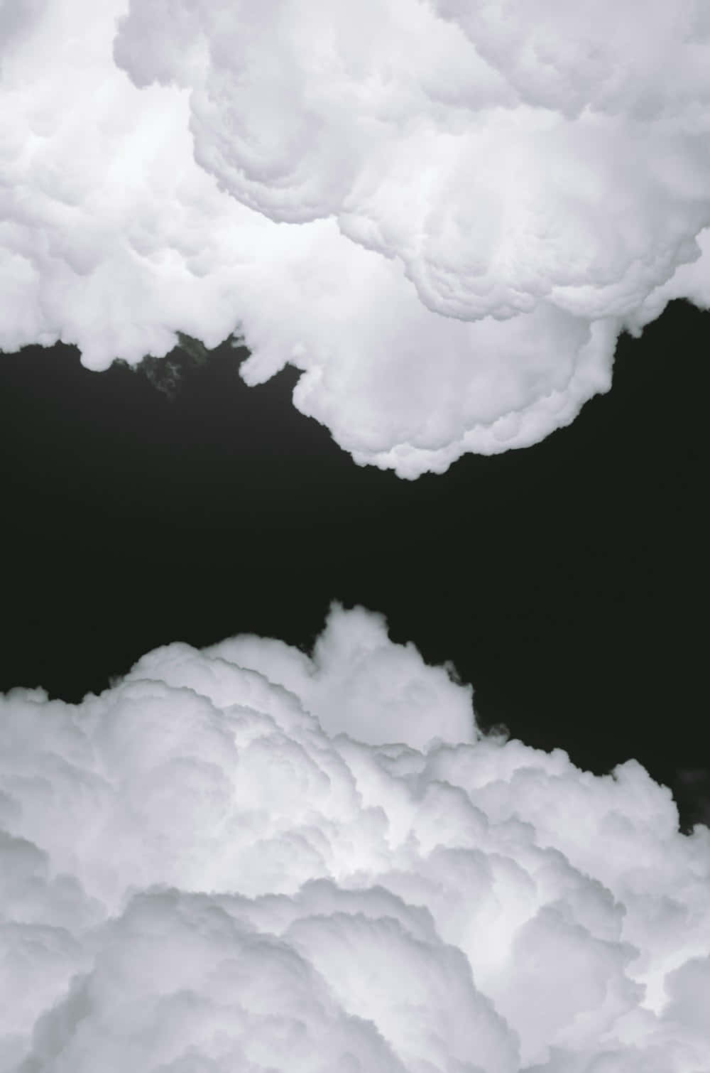 Monochrome_ Clouds_ Contrast_ Aesthetic.jpg Wallpaper