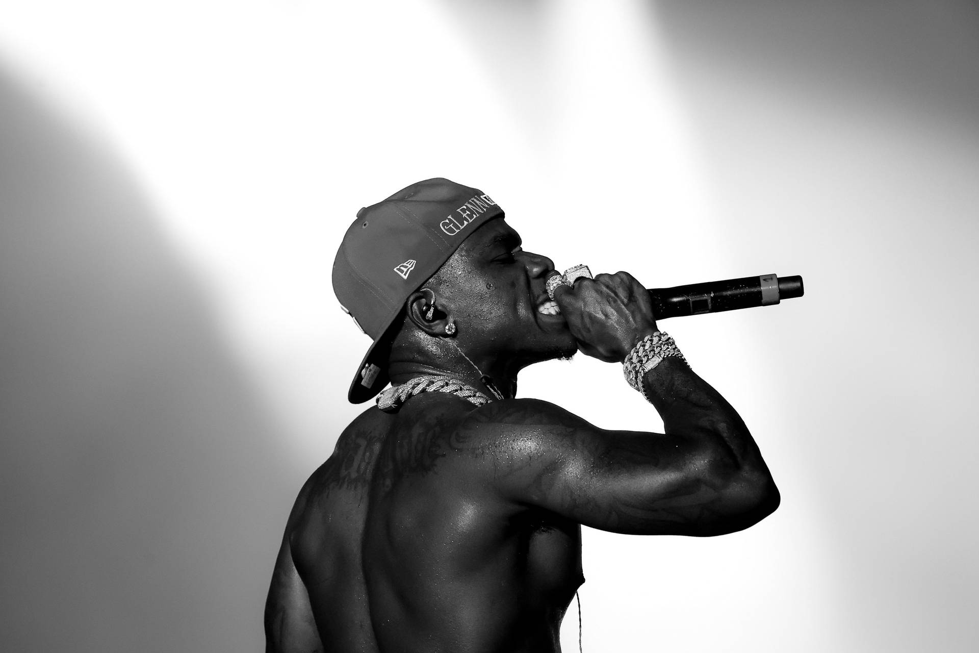 Monochrome Dababy At Rolling Loud Wallpaper
