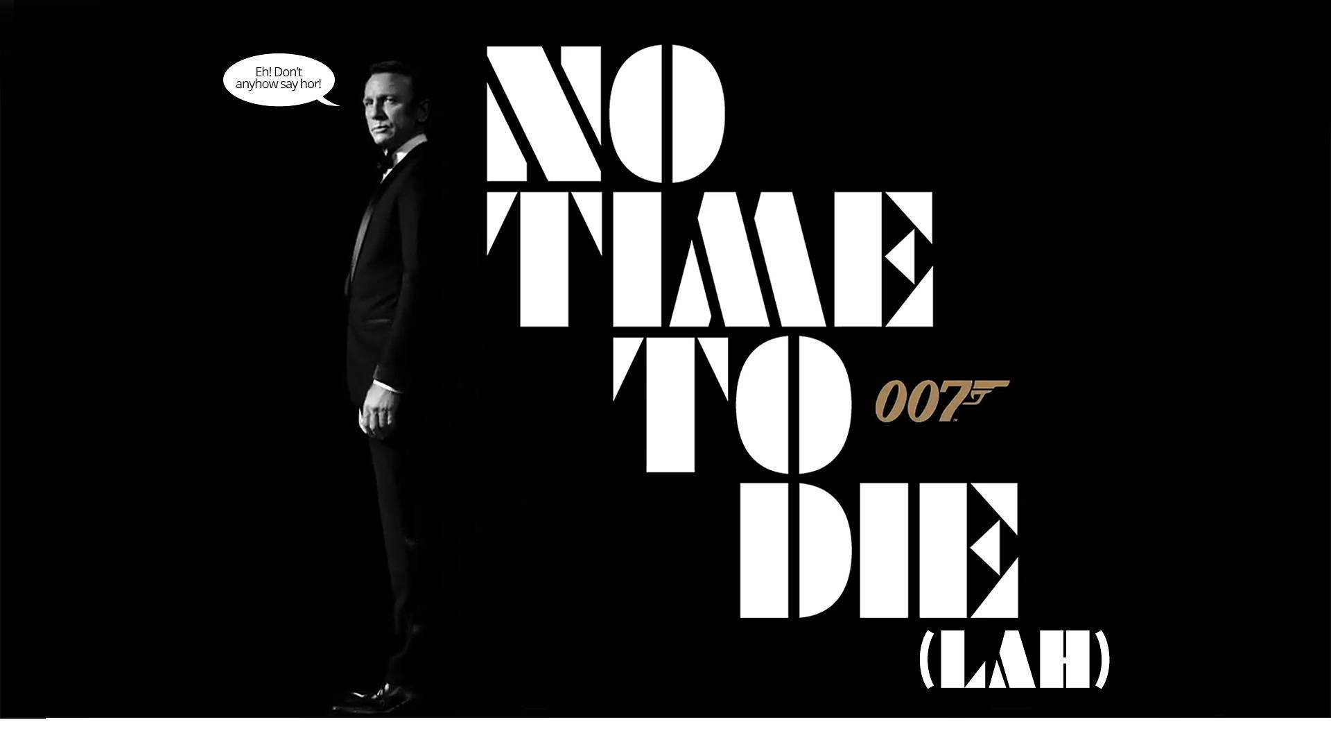 Monochrome No Time To Die James Bond Wallpaper