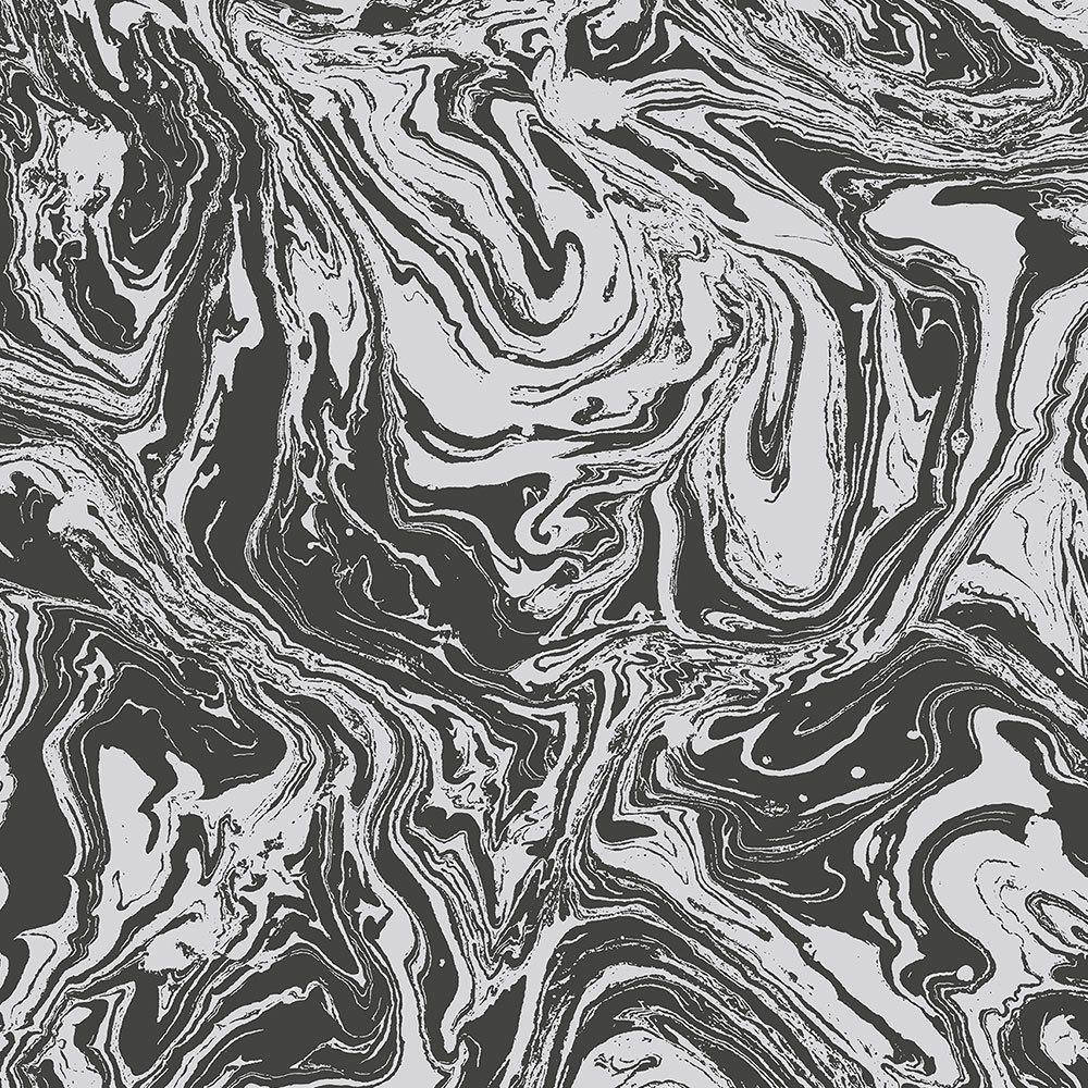 Monochrome Paint On Black Marble Iphone Wallpaper