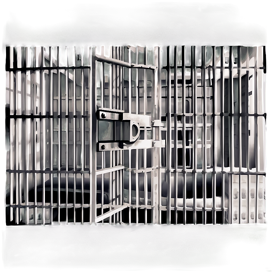 Monochrome Prison Cell Png 40 PNG