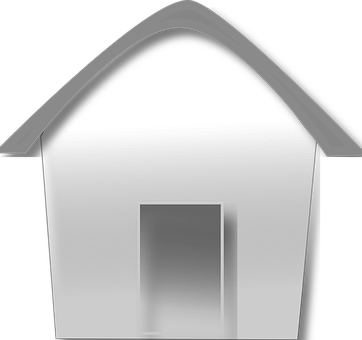 Monochrome Silhouette House Icon PNG