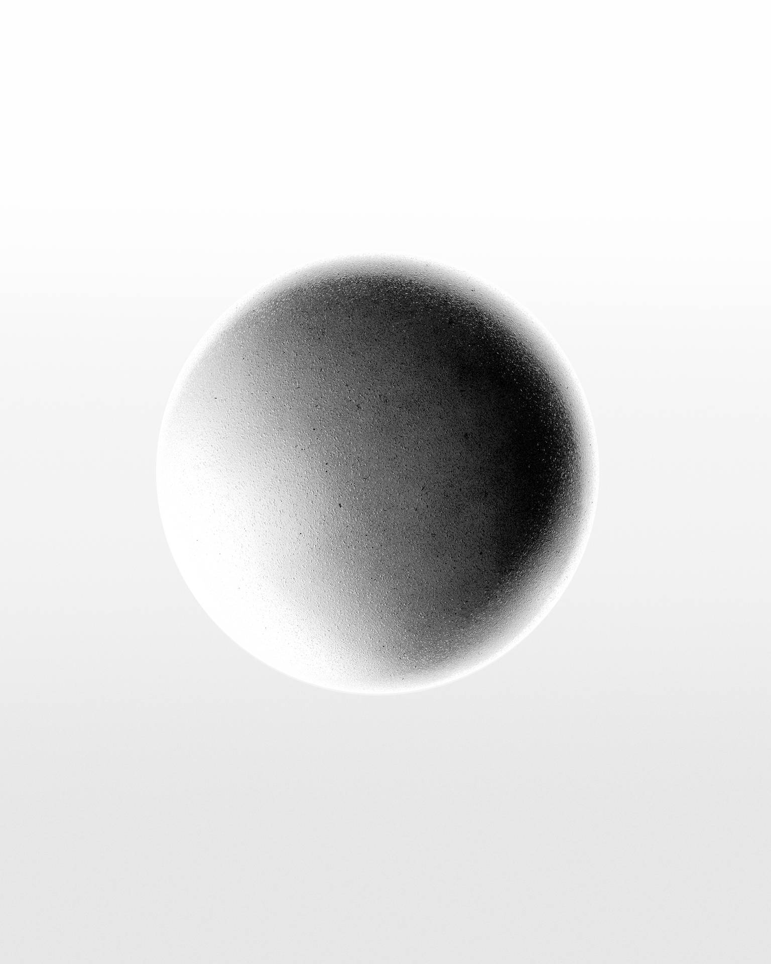 Monochrome Sphere Cg Artwork Wallpaper