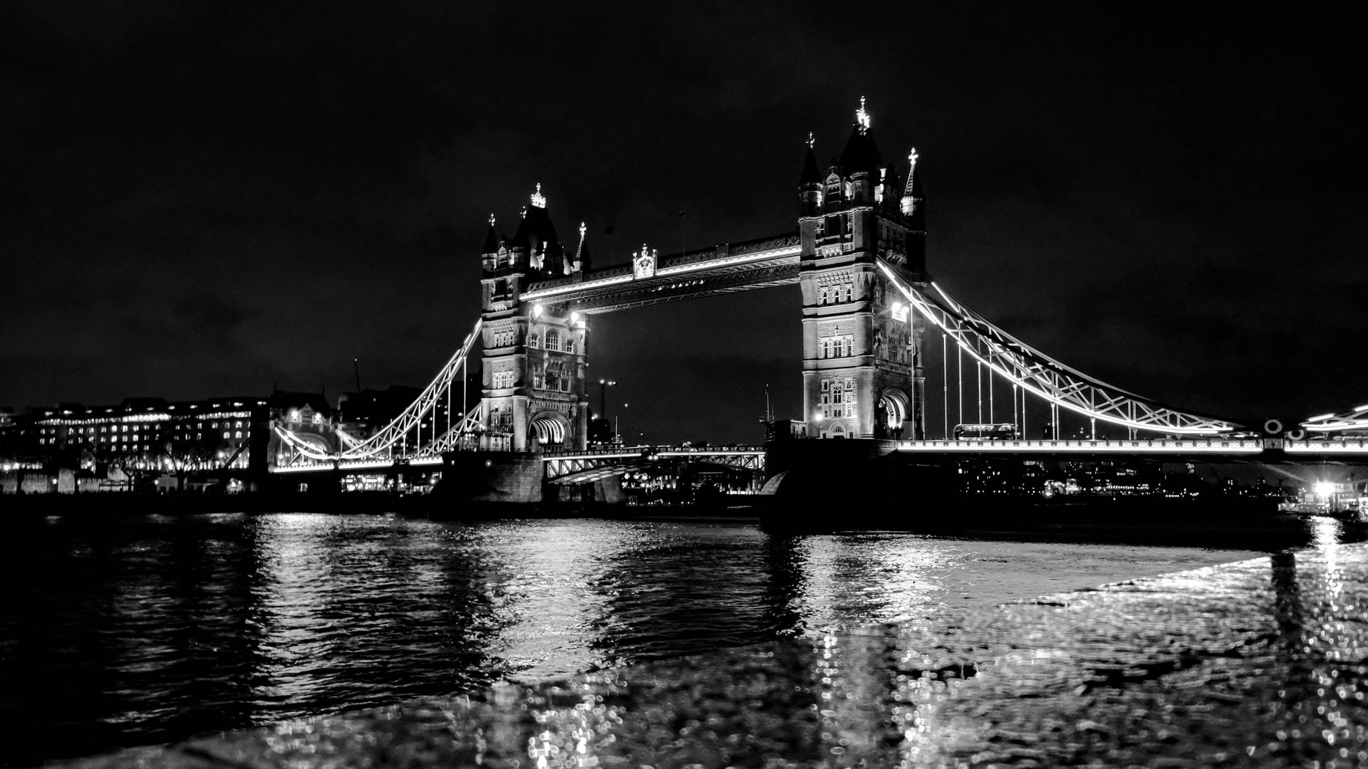Monochrome Tower Bridge London