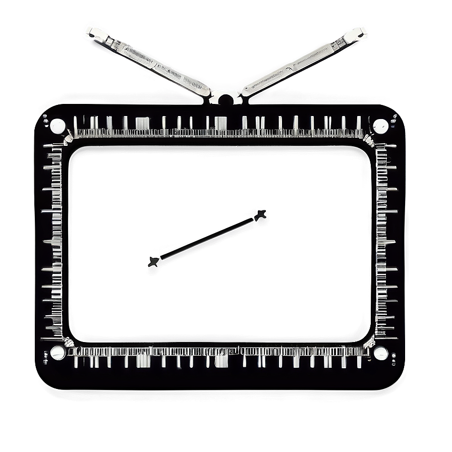 Monochrome Video Frame Tone Png Aqq67 PNG