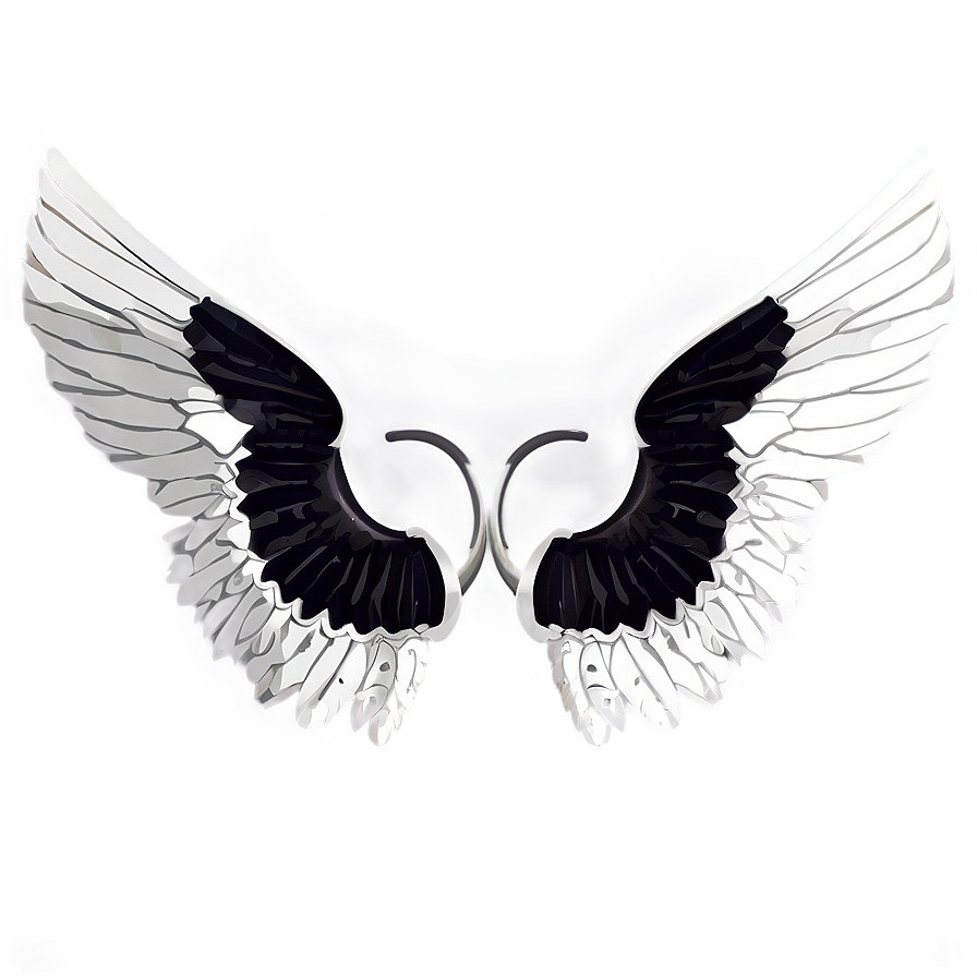 Monochrome Wings Png 33 PNG