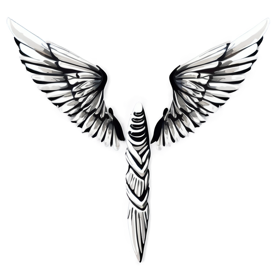 Monochrome Wings Png 75 PNG