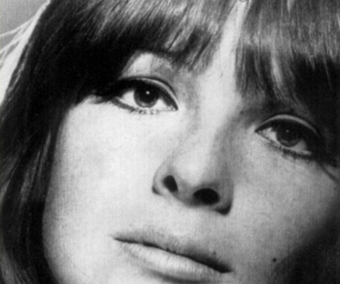 Monokrom ung skuespiller Diane Keaton tapet Wallpaper