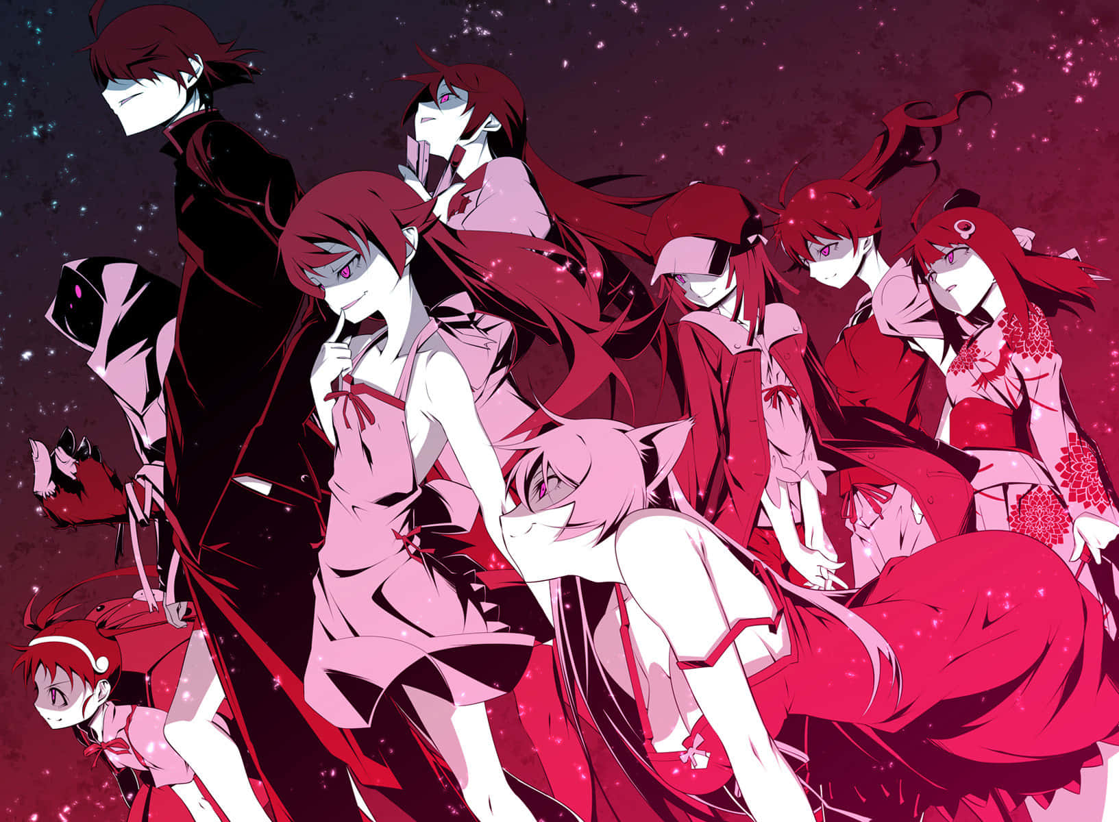 Explore the supernatural world of Monogatari.