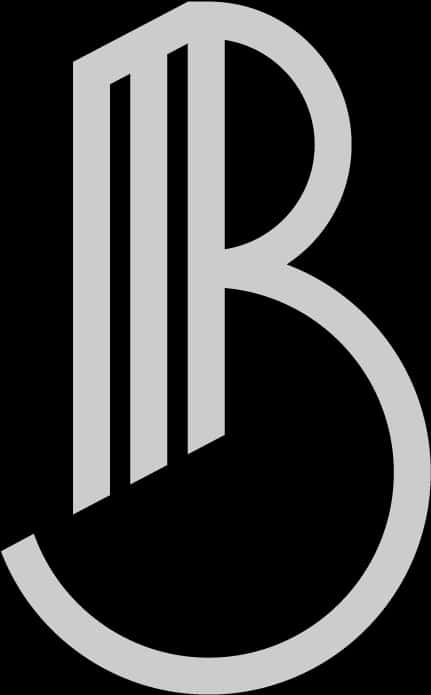 Monogram Logo Design B R PNG