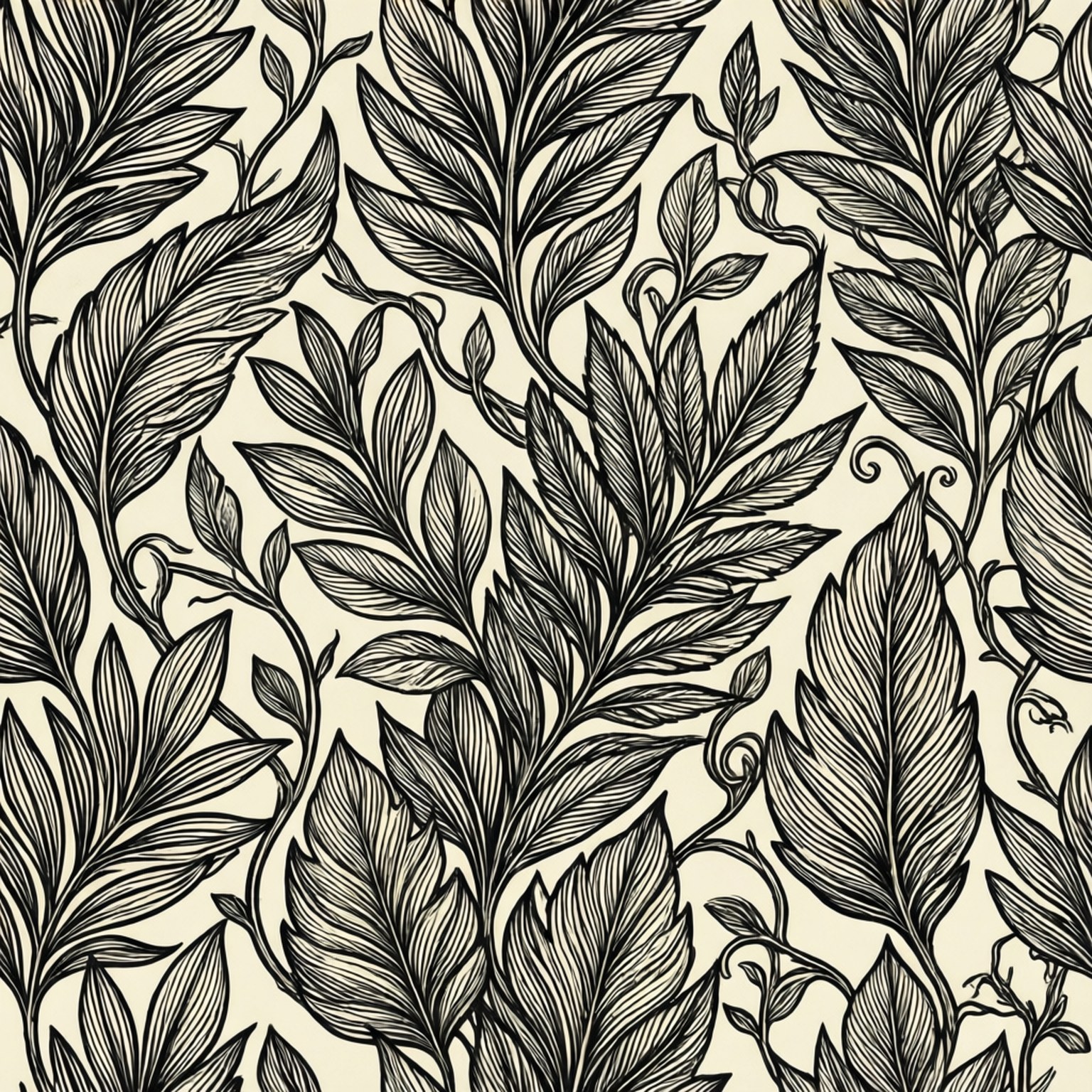 Monoline Blade Mønster Wallpapers