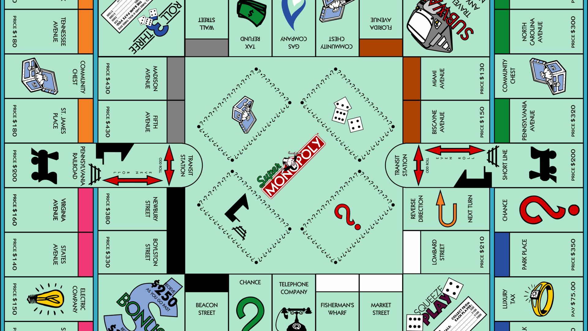 Monopoly Board Game Wallpaper