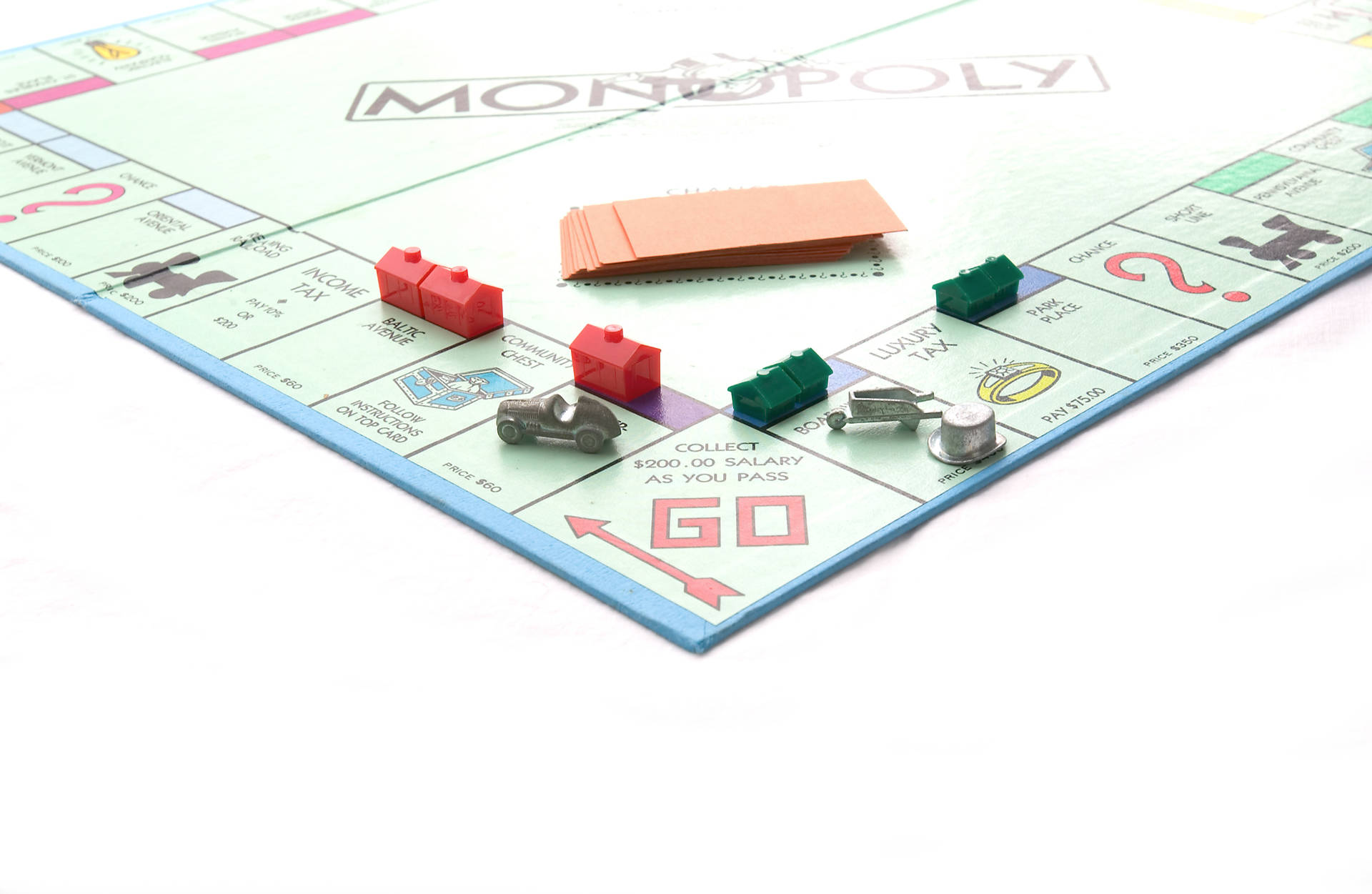 Piezasclásicas Del Juego Monopoly Fondo de pantalla