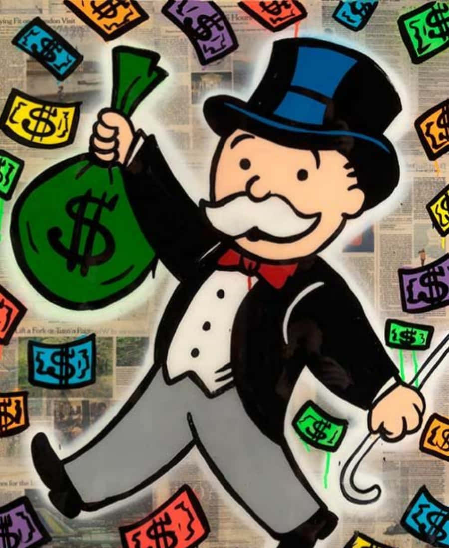 “Time to make some money with Monopoly Man!”