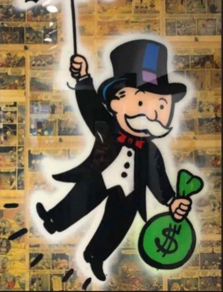Rich beyond imagination- the Monopoly Man