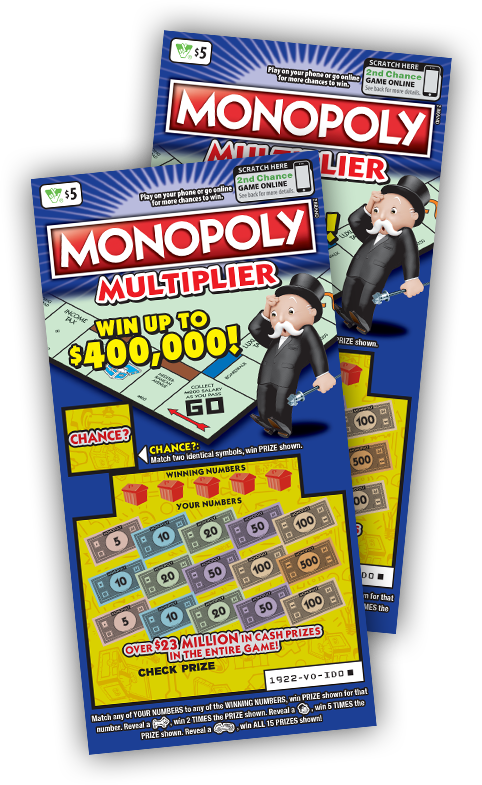 Monopoly Multiplier Lottery Tickets PNG