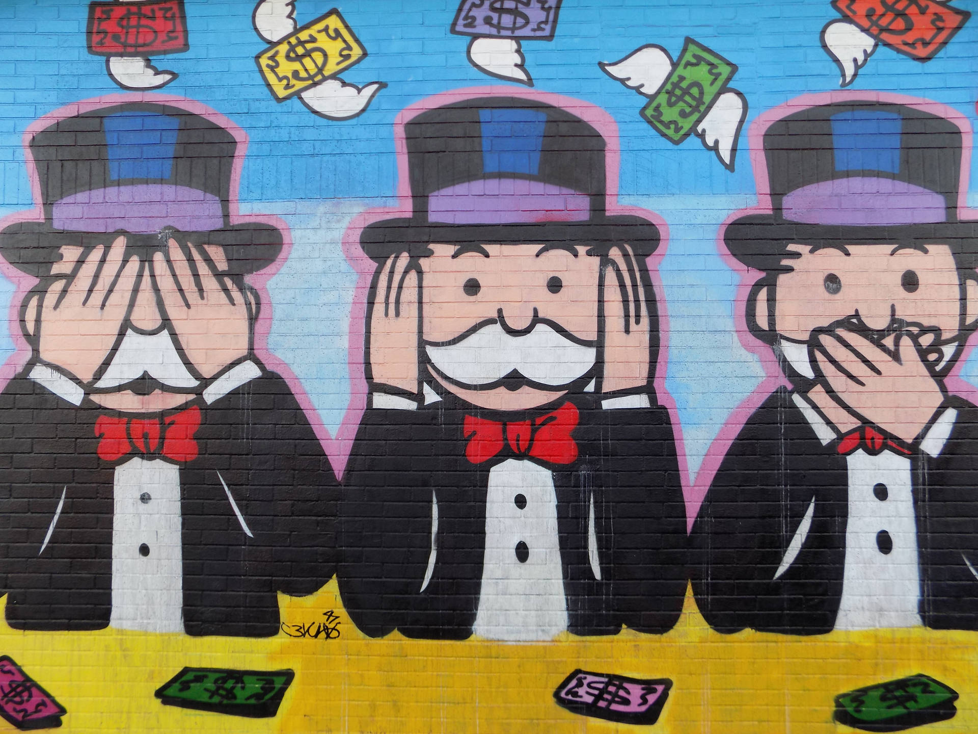 Monopoly No Evil Street Art