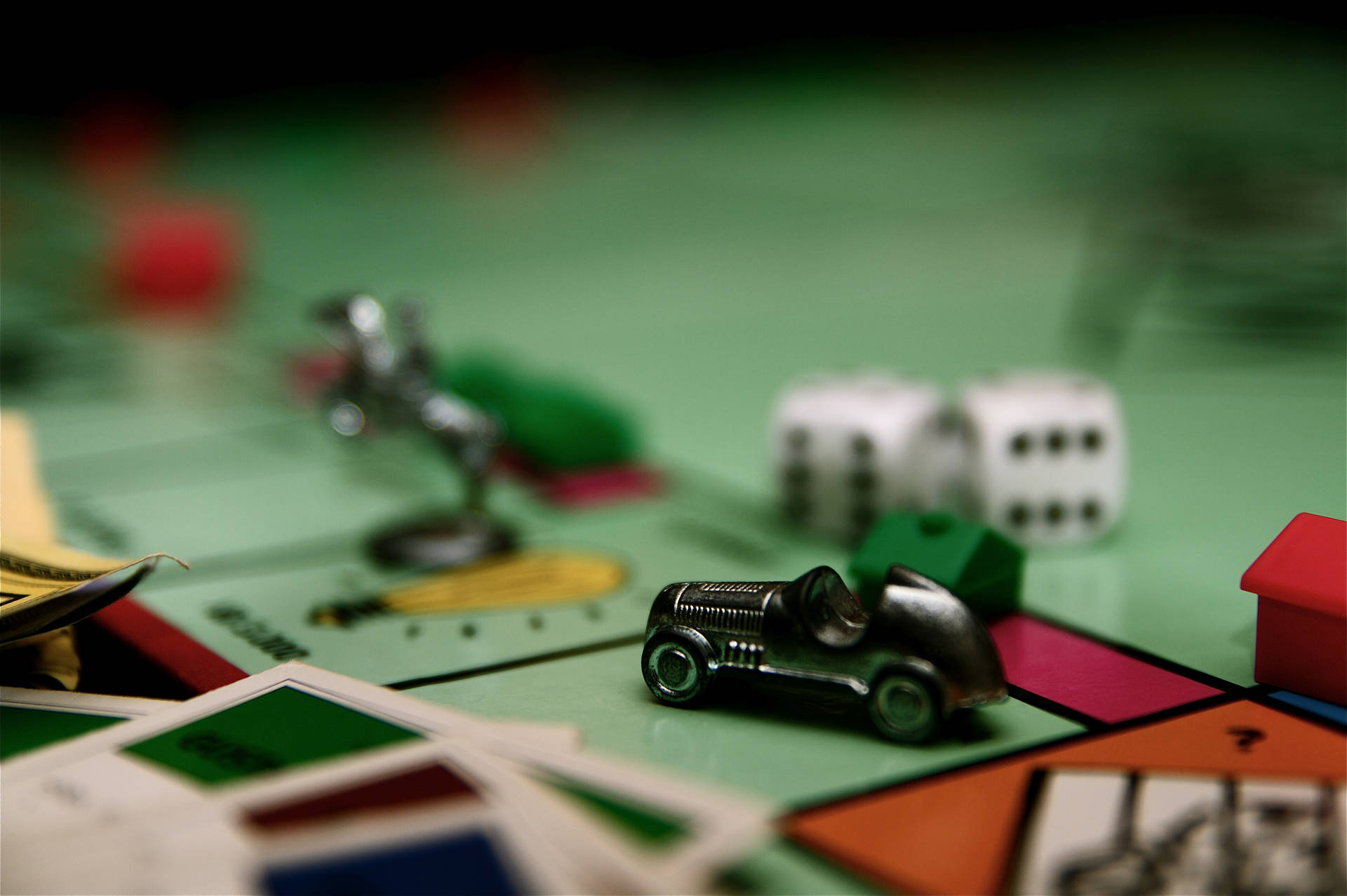 Monopoly Silver Racecar Wallpaper