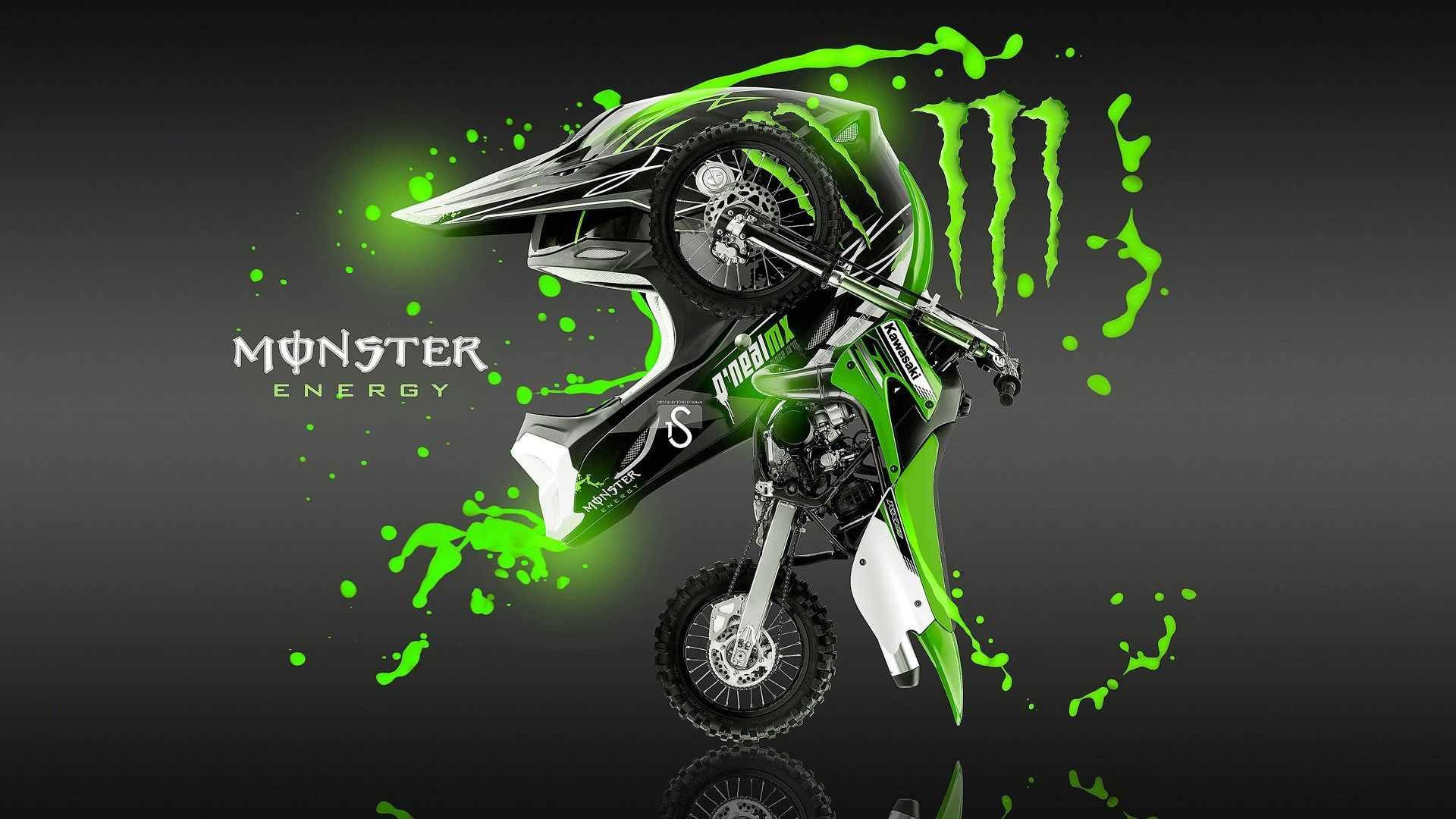Monster Dirt Bike Art
