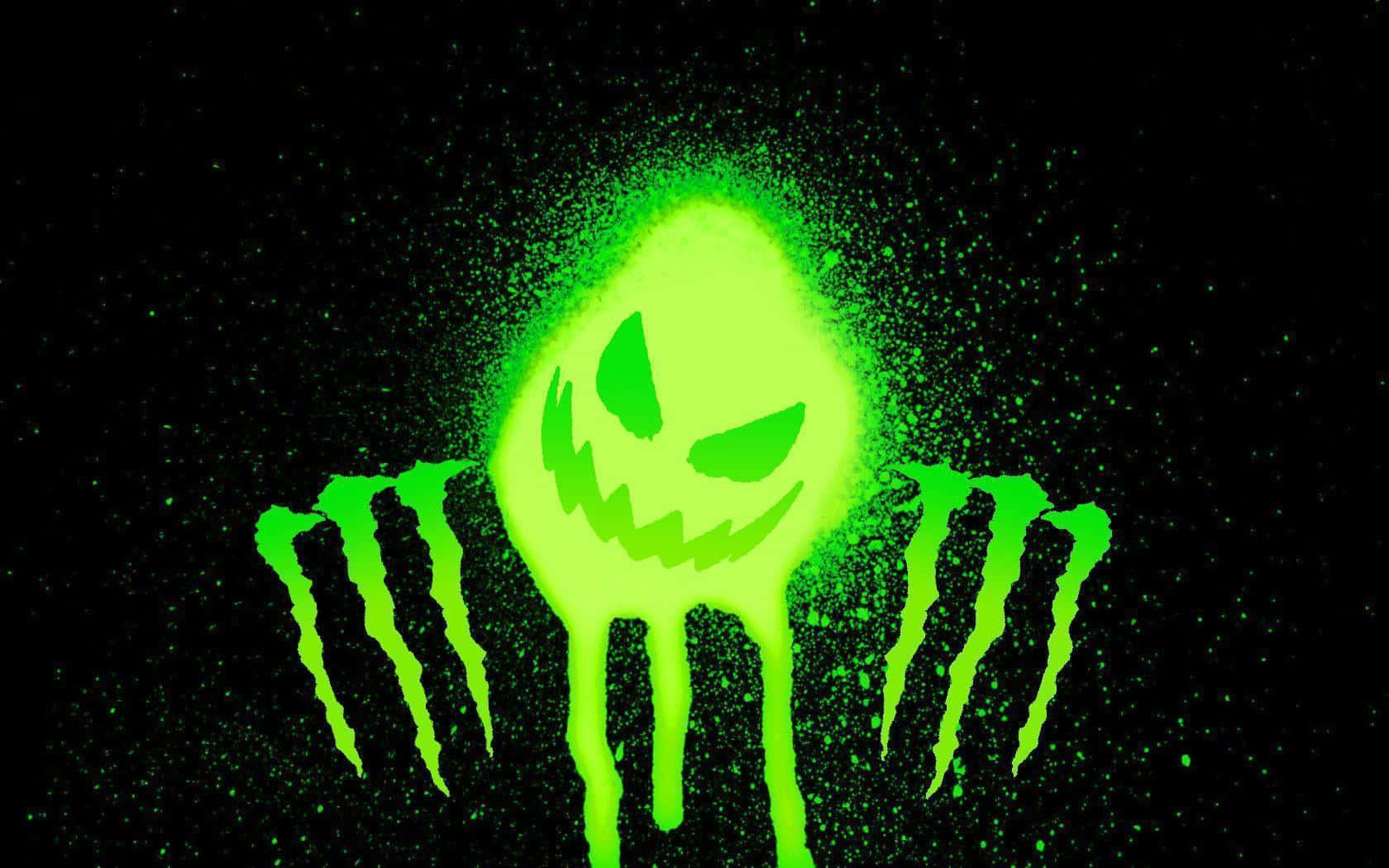 Energizing Monster Energy Logo Wallpaper