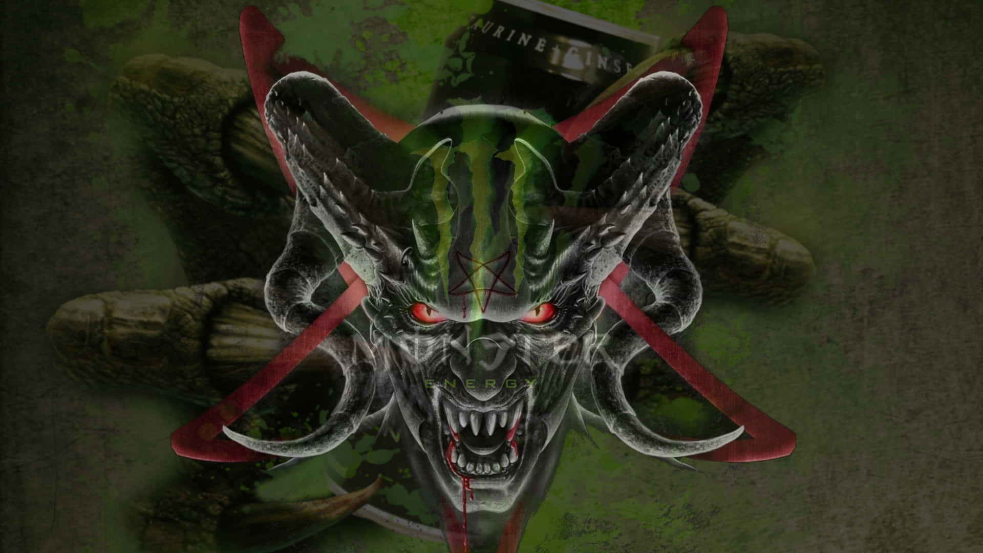 Monster Energy Logo in Vibrant Green